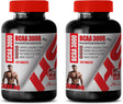 Muscle Builder Pills for Men - BRANCHED Chain Amino Acid - BCAA 3000MG - Bcaa Train and Recover - 2 Bottles 240 Tablets