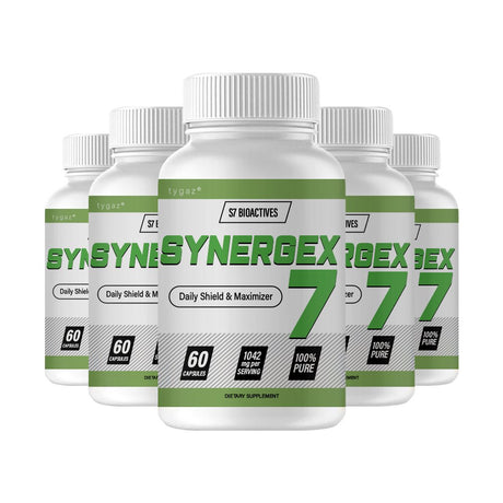 (5 Pack) Synergex 7 - Synergex 7 Male Capsules