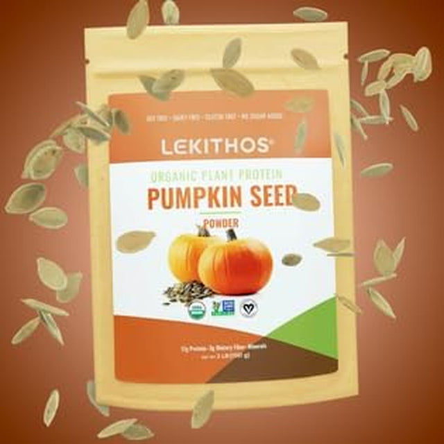 Organic Pumpkin Seed Protein - 3 Lb - 17G Protein - Certified USDA Organic, Non-Gmo Project Verified, No Added Sugars, Promotes Muscle Recovery - Certified Vegan - Gluten Free