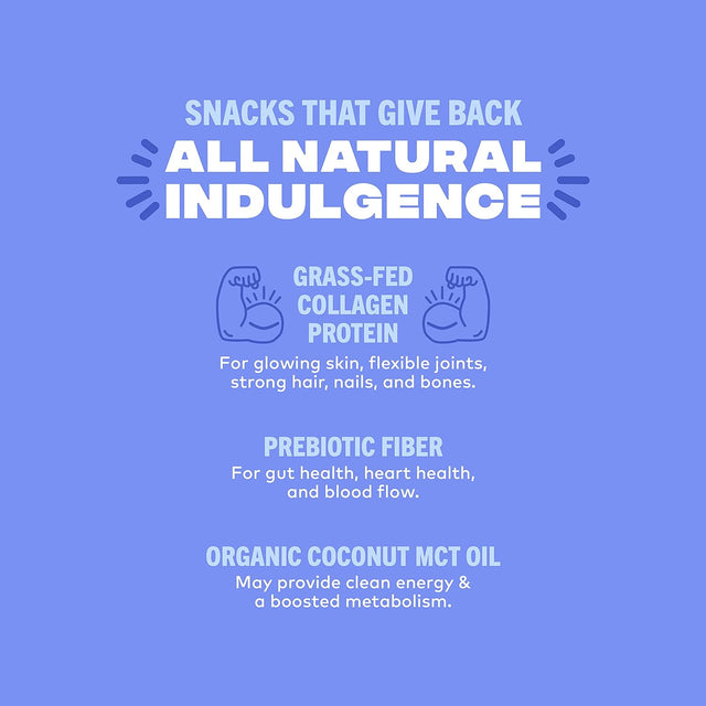 MCT Collagen Bar by Nuskool, Chocolate Chip Cookie Dough (12 Pack) - Delicious & Clean, Keto Friendly Protein Snacks - 3G Net Carbs - Gluten Free, Dairy Free, Soy Free & Non-Gmo