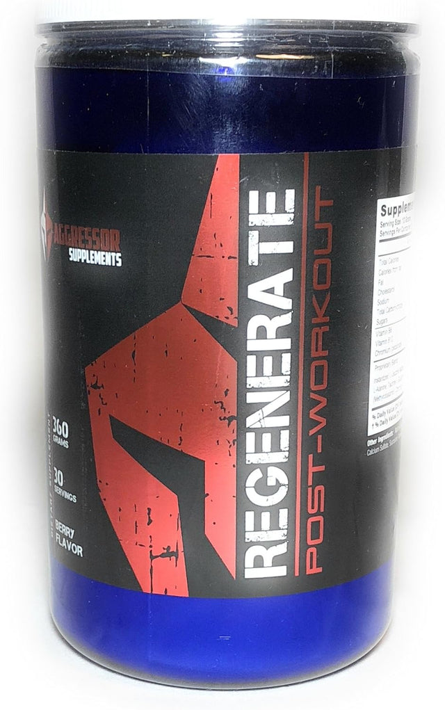 Regenerate BCAA Amino Acids Recovery Energy 30 Servings (Berry, 30 Servings)