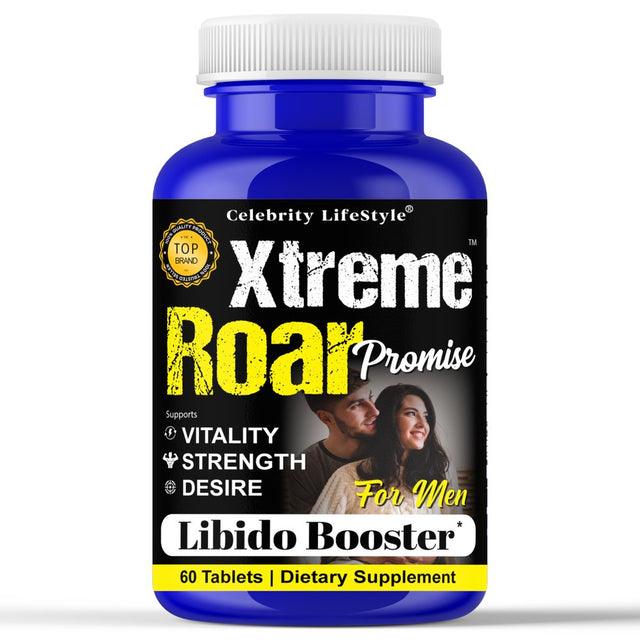 Xtreme Roar Testosterone Booster Supplement, Male Enhancing Supplements 60 Tablets