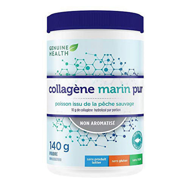 GENUINE HEALTH Clean Collagen Marine Unflavoured, 140 GR