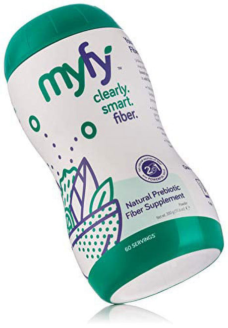 Myfy - Your Natural Smart Prebiotic Fiber Supplement, 60 Servings - Premium Blend, Clearly Soluble - Grit Free, Taste-Free & Sugar-Free, Powder Supplement, 11.6 Ounce