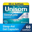 Unisom Sleepgels Softgels (60 Ct), Sleep-Aid, Diphenhydramine HCI