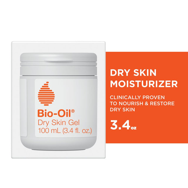 Bio-Oil Dry Skin Gel with Soothing Emollients & Vitamin B3, Non-Comedogenic, 3.4 Oz