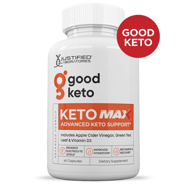 (3 Pack) Good Keto ACV MAX Pills 1675Mg Alternative to Gummies Dietary Supplement 180 Capsules