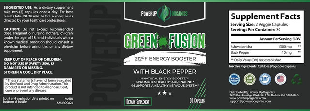 Green Fusion: 212Of Energy Booster.