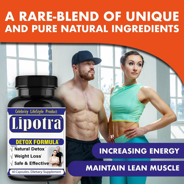 Lipotra Diet Pills Garcinia Cambogia' Weight Loss Support for Women & Men, Fat Blocker Carb Blocker, Appetite Suppressant, Carb Blocker 60 Pills