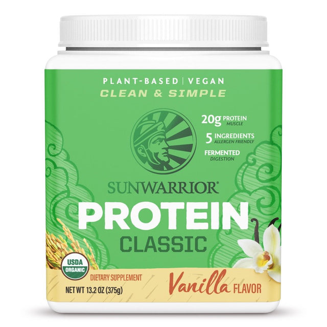 Sunwarrior Protein Classic Vanilla -- 15 Servings