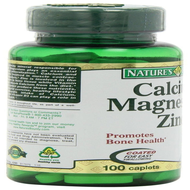 Nature'S Bounty Calcium-Magnesiuim-Zinc, 100 Caplets