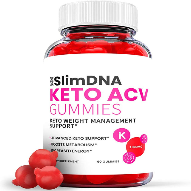 (1 Pack) Slim DNA Keto ACV Gummies - Supplement for Weight Loss - Energy & Focus Boosting Dietary Supplements for Weight Management & Metabolism - Fat Burn - 60 Gummies