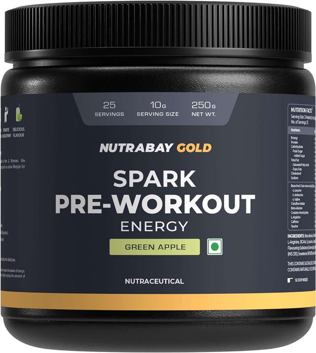 Gold Spark Pre-Workout - 300G (Green Apple)