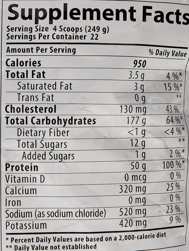 Mass Fusion (Vanilla Shake, 12 Ib (29 Servings))