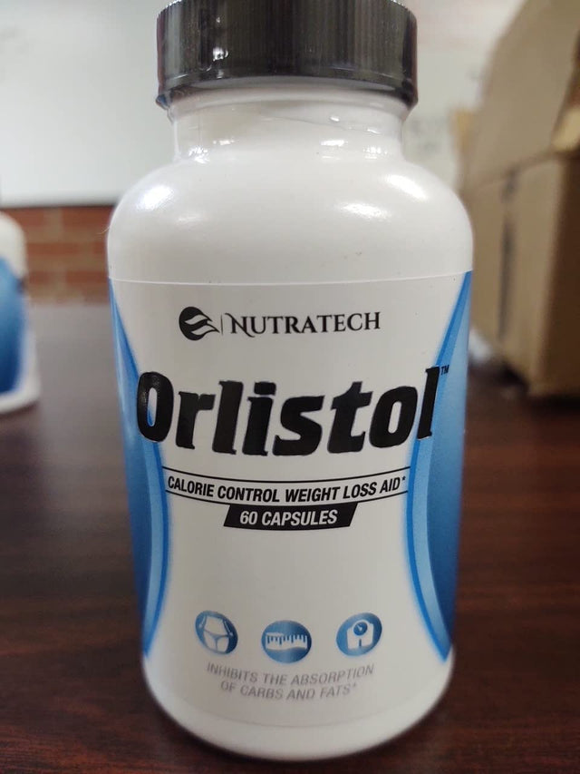 NUTRATECH Orlistol - Carb and Fat Blocker Weight Loss Aid and Diet Pill for Powerful Fat Burning and Appetite Suppression. Excellent for Keto Diet to Get Back into Ketosis Quickly. 60 Count.