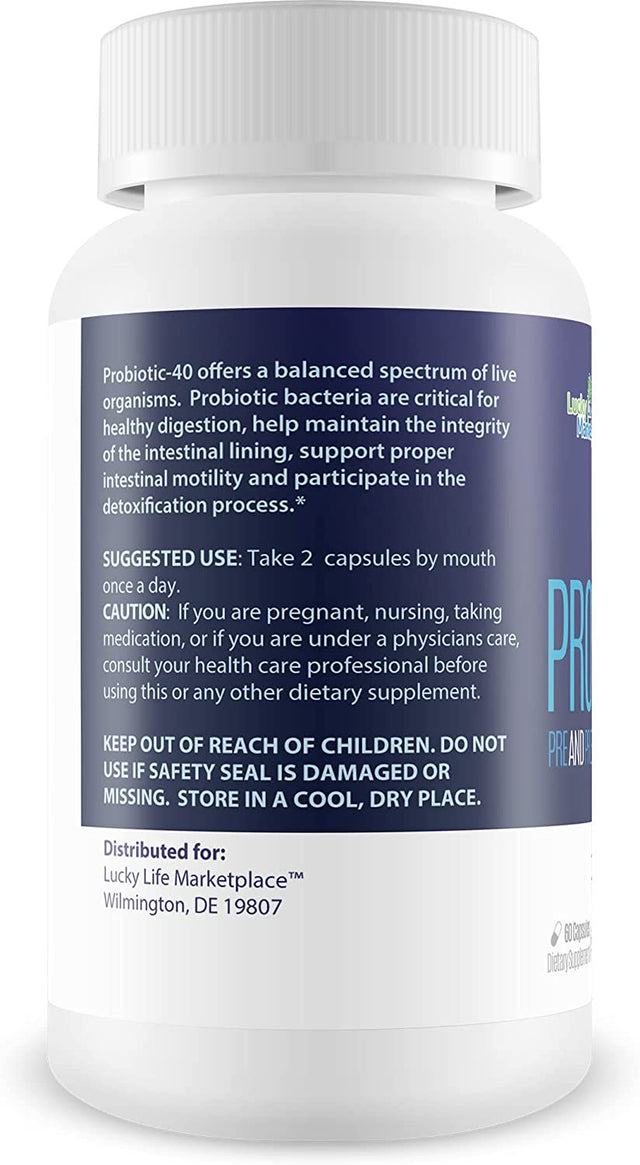 Probiotic Proflexia Rx Male Formula - Our Best Male Formula with Prebiotics & over 40 Billion Cfu’S of Probiotics - Support Your Male Health with This Natural Probiotic for Men