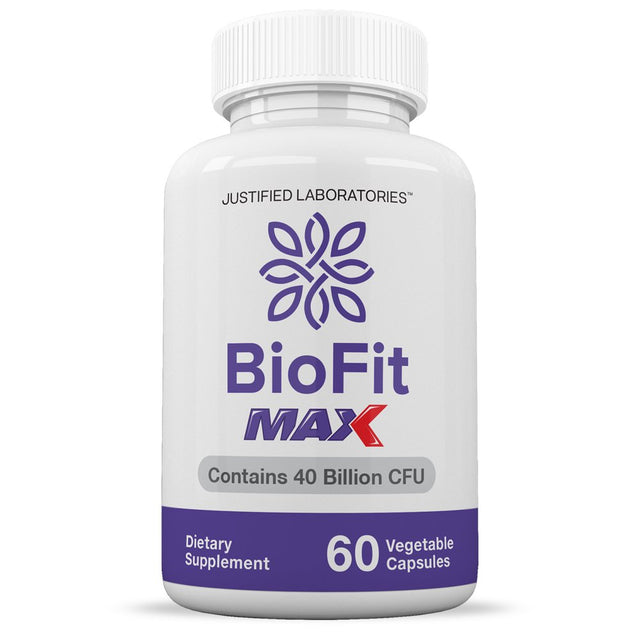 (3 Pack) Biofit Max Probiotic 40 Billion CFU Supplement for Men and Women 180 Capsules