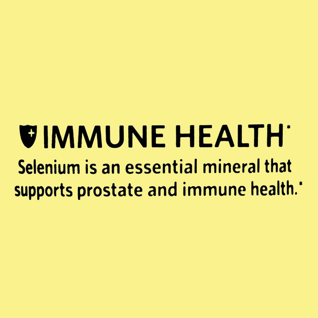 Spring Valley Selenium Immune Health Dietary Supplement Tablets, 200 Mcg, 100 Count