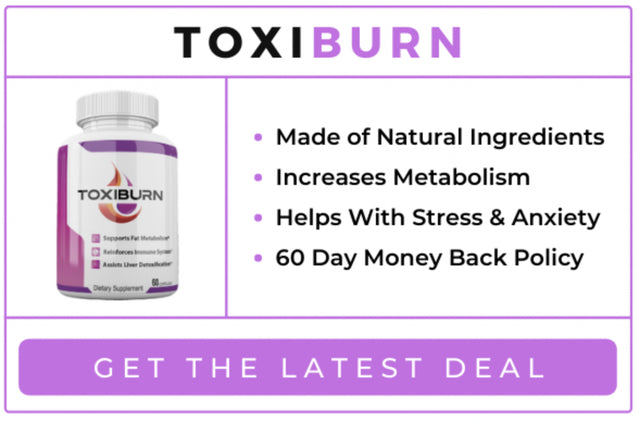 (2 Pack) Official Toxiburn Weight Management Pills Liver Cleanse Diet Capsules (60 Capsules)