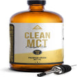 Levelup Clean MCT Oil - 100% Caprylic C8 for Energy, Focus, Weight Management, Gut Health, Brain Superfuel - Keto Supplement for Ketogenic Coffee and Ketones - Non-Gmo