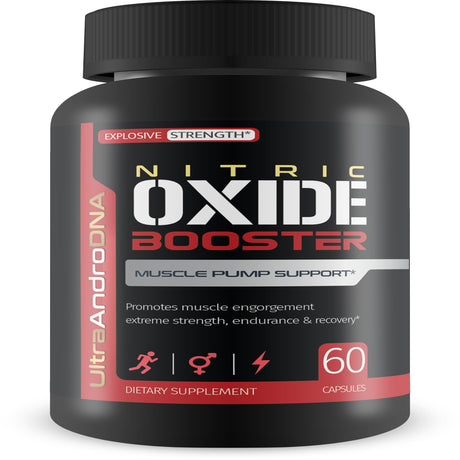 Nitric Oxide Booster - Ultra Andro Dna Muscle Pump Support - Increase Blood Flow - Expand Muscles - Improve Nutrient Delivery - Pre Workout Support - 30 Servings