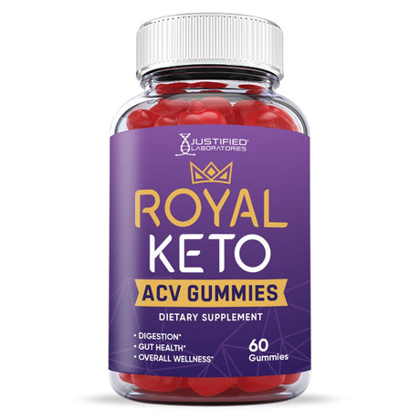 (2 Pack) Royal Keto ACV Gummies 1000MG Dietary Supplement 120 Gummys