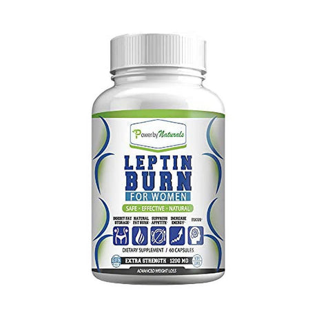 - Leptin Burn for Women - Natural Appetite Suppressant, Metabolism Booster for Weight Control Diet Pills- Leptin Supplements - 60 Capsules - Fat Burner Weight Loss Pills Fo