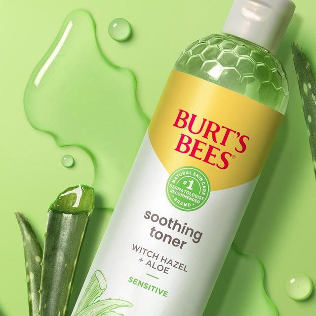 Burt'S Bees Soothing Toner with Witch Hazel and Aloe for Sensitive Skin, 12 Fl Oz