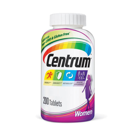 Centrum Multivitamins for Women, Multivitamin/Multimineral Supplement - 200 Count