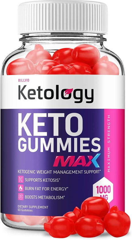 Ketology Max ACV Gummies - Advanced Formula Ketology Keto + ACV Apple Cider Vinegar Gummies 60 Gummies