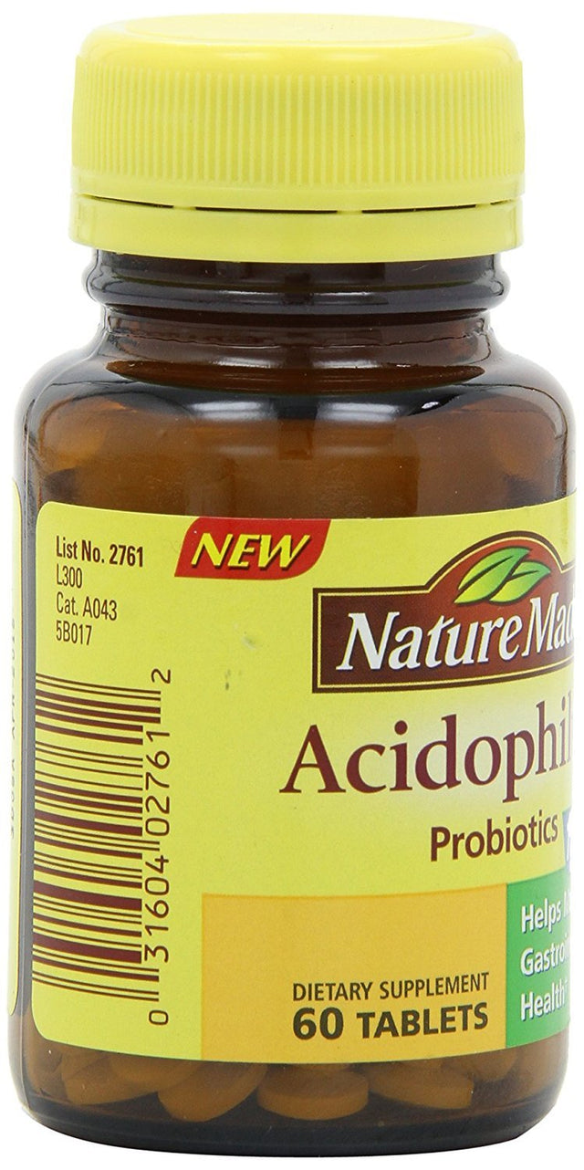 Nature Made Acidophilus Probiotics, 60 Count