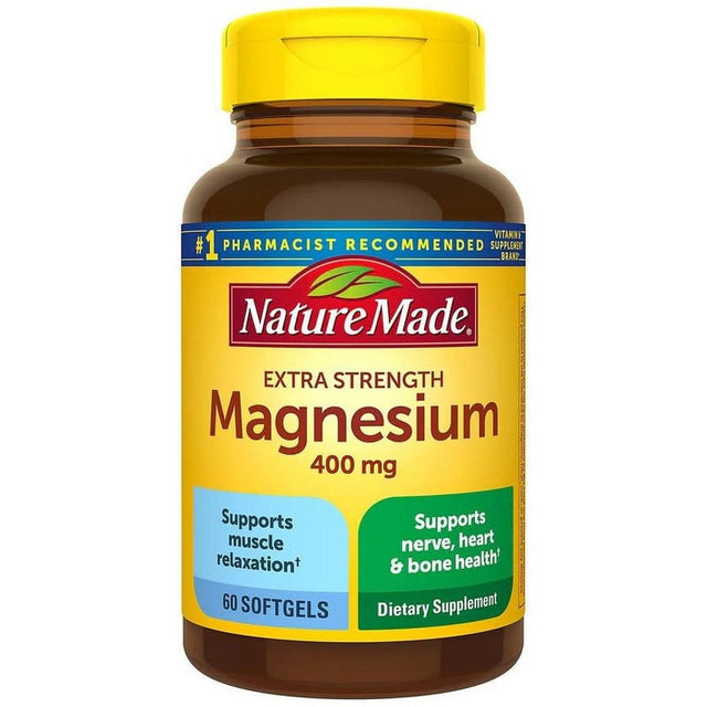 Nature Made Extra Strenght Magnesium 400 Mg - 150 Liquid Softgels