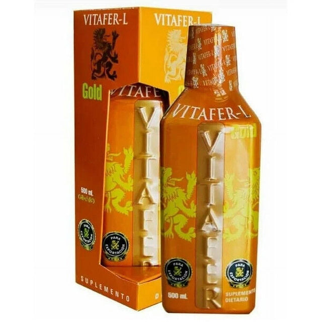 2 Pack Vitafer - L Gold Dietary Supplement 500 ML