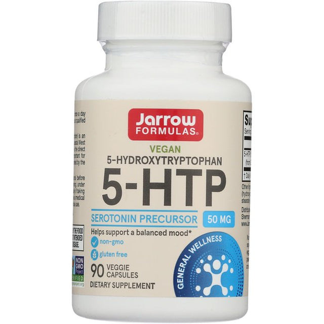 Jarrow Formulas 5-HTP 50Mg, Brain and Memory Support, 90 Caps