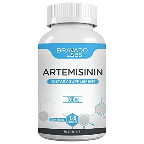 Bravado Labs Artemisinin - Sweet Wormwood Extract - Artemisia Annua - 120 All Natural, Non GMO, Vegan Capsules (100Mg)