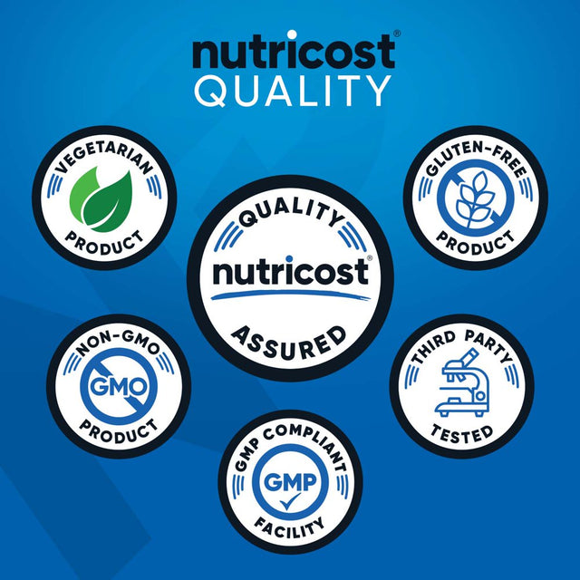 Nutricost BCAA Powder - 2:1:1 (Green Apple), 60 Servings - Non-Gmo Supplement