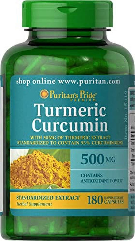 Puritan'S Pride Turmeric Curcumin 500 Mg-180 Capsules