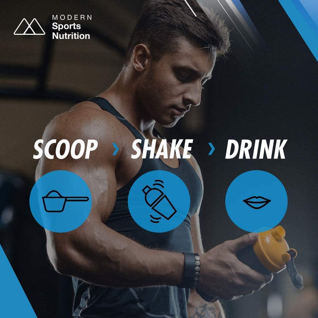 Modern BCAA+ Original Branched Chain Amino Acid Powder Grape | Sugar Free Post Workout Muscle Recovery & Hydration Drink with 15G Amino Acids and 8:1:1 BCAA Ratio for Men & Women | 30 Servings