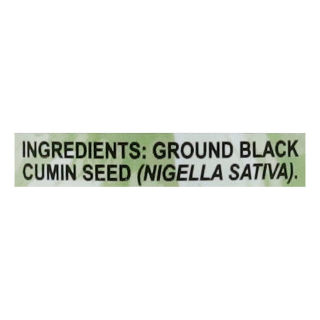 Amazing Herbs Black Ground Seed Jar, 4 Fluid Ounce