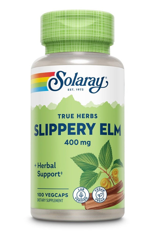 Solaray Slippery Elm -- 400 Mg - 100 Vegcaps