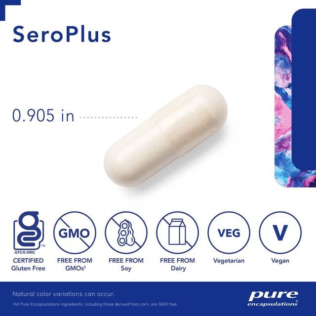 Pure Encapsulations Seroplus | Hypoallergenic Serotonin Support to Support Moderate Occasional Stress | 120 Capsules