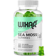 Wixar Naturals Sea Moss Gummies - Natural Irish Sea Moss and Bladderwrack with Burdock Gummy - 60 Gummies - Vegan - Thyroid, Healthy Skin, Keto Detox, Gut, Joint Support Alkaline Supplements