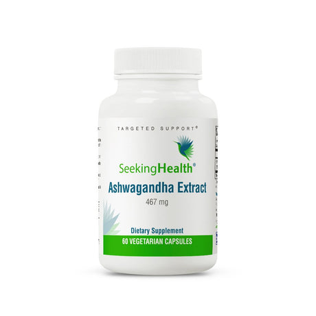 Seeking Health Ashwagandha Extract, 467 Mg, 60 Vegetarian Capsules