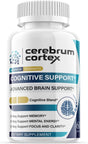 (1 Pack) Cerebrum Cortex - Nootropic Memory Booster Dietary Supplement for Focus, Memory, Clarity, & Energy - Advanced Cognitive Support Formula for Maximum Strength - 60 Capsules