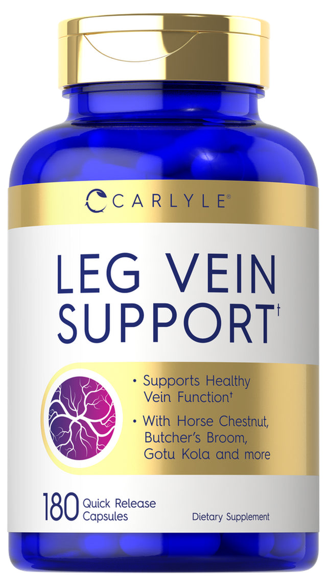 Leg Vein Supplement | 180 Capsules | by Carlyle