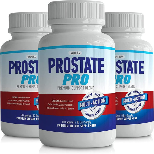 3 Pack Prostate Pro Supplement for Men 180 Capsules