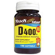 Mason Natural Vitamin D400 Iu Softgels for Bone and Joint Health - 100 Ea, 2 Pack