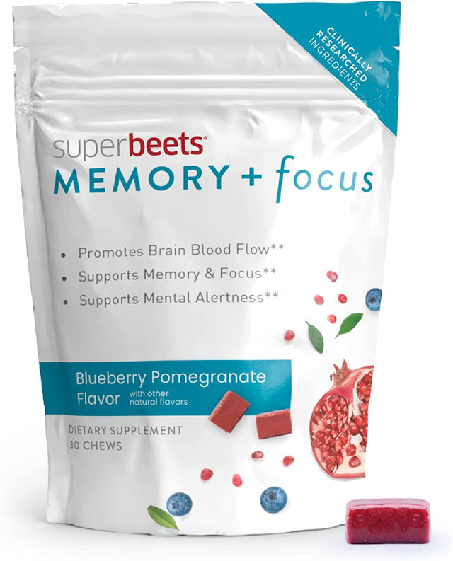 Humann Superbeets Energy plus & Memory + Focus Chews