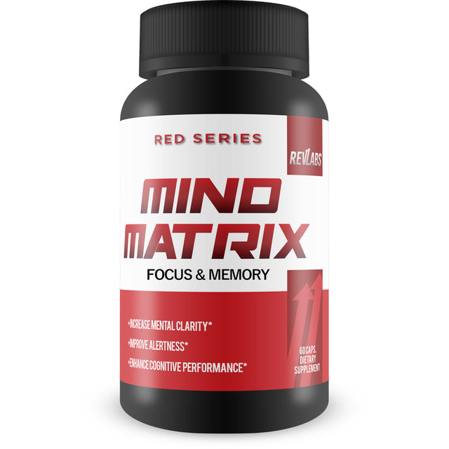 Mind Matrix by Revlabs - Nootropic Brain Supplement to Improve Memory, Focus & Clarity - 60 Capsules