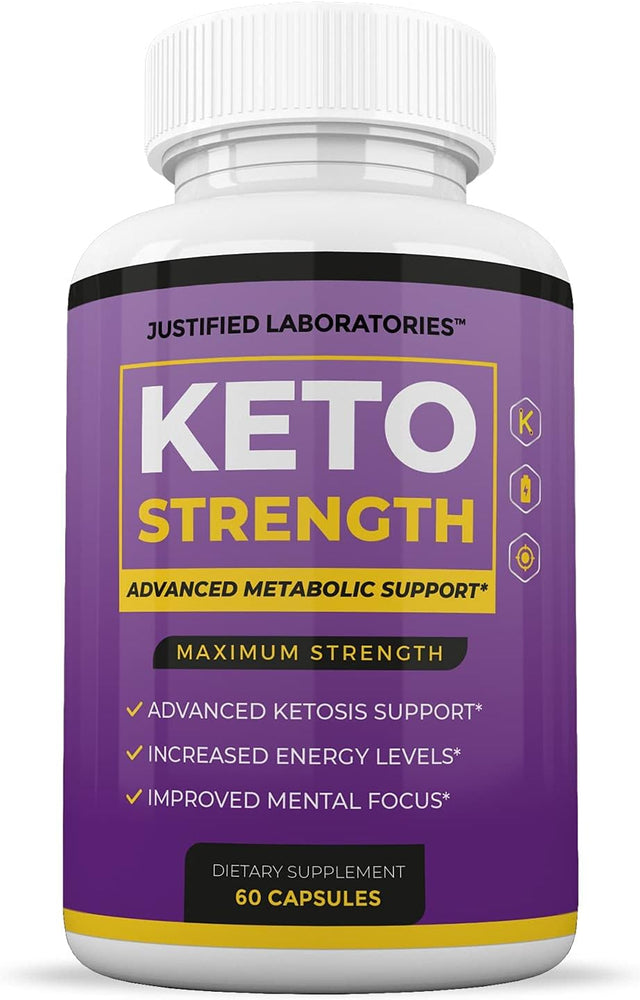 (3 Pack) Keto Strength Pills Includes Apple Cider Vinegar Gobhb Strong Exogenous Ketones Advanced Ketogenic Supplement Ketosis Support for Men Women 180 Capsules